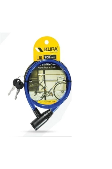 Kupa Çelik Bisiklet Kilidi 12x800 mm ürün görseli 1