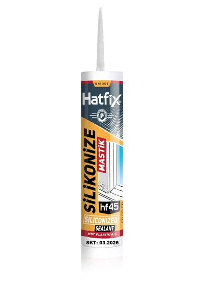 Hatfix Beyaz Silikonize Mastik 450 Gr ürün görseli 1