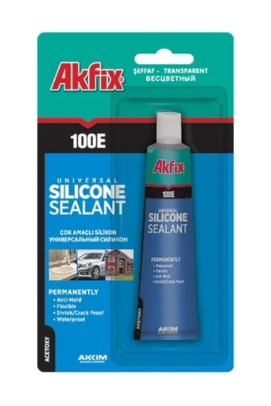 Akfix Şeffaf Tüp Silikon 50 ml ürün görseli 1