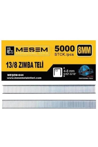 Meşem 644 13/8 Zımba Teli 4-8 Mm 5000 Adet ürün görseli 1