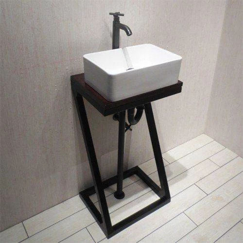 Lavabo Altlığı Lavabo Dolabı Metal Ayaklı Evye ürün görseli 1
