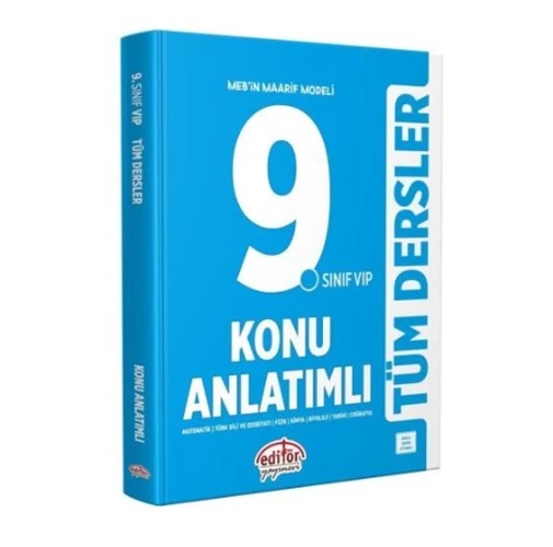 Editör 9.Sınıf Tüm Dersler Konu Anlatımlı ürün görseli 1