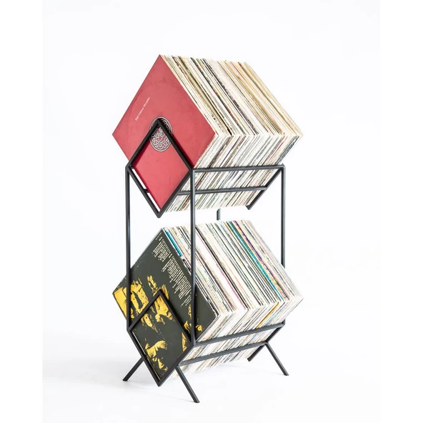 Pikaplık Plaklık Cd Organizer Metal Dvd Düzenleyici ürün görseli 1