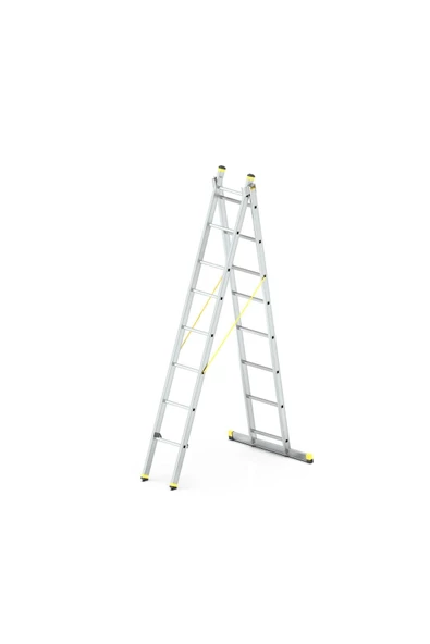 2x2,5 (5 M) A Tipi Sürgülü Alüminyum Merdiven ürün görseli 1