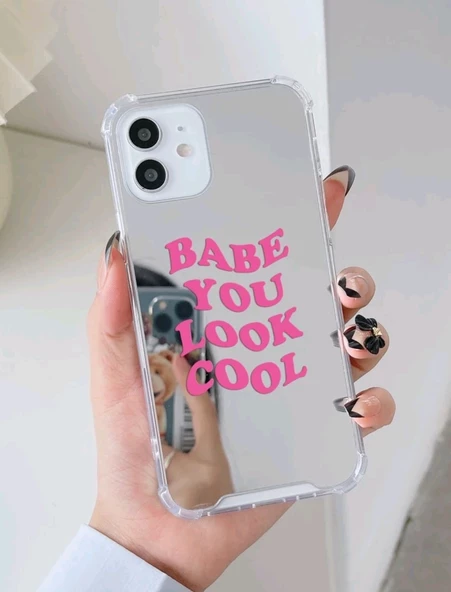 Iphone 14 Pro Max Pembe Yazılı Telefon Kabi - Resim 2