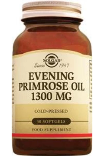 Solgar Evening Primrose Oil 1300 Mg 30 Kapsül ürün görseli 1
