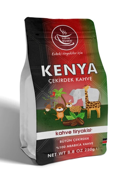 Kenya Çekirdek Kahve (Single Origin) 250 gr ürün görseli 1