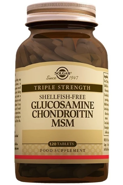 Solgar Glucosamine Chondroitin Msm 120 Tablet ürün görseli 1