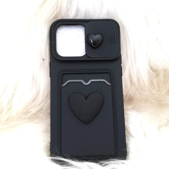 Iphone 14 Siyah Kalpli Telefon Kabı - Resim 2