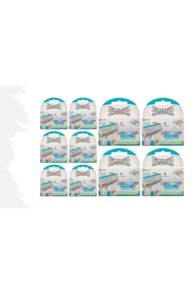 Wilkinson Sword Wilkinson Quattro Titanium Sensitive 2 Yedek Kartuş X 10 ürün görseli 1
