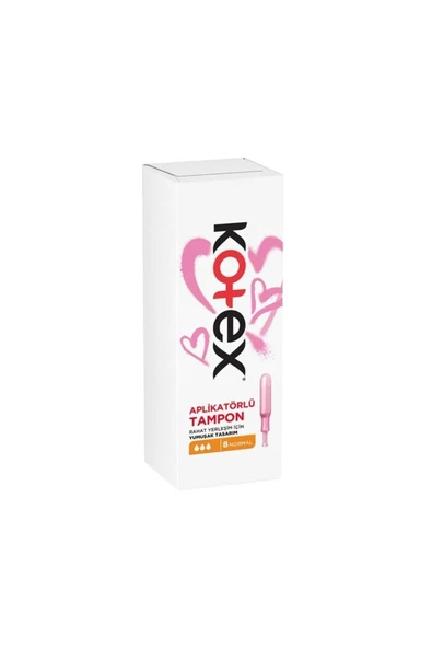 Kotex Aplikatörlü Tampon 8 Li Normal ürün görseli 1
