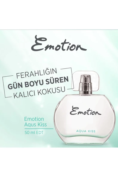 Emotion Aqua Kiss Edt Parfüm 50ml - Resim 2