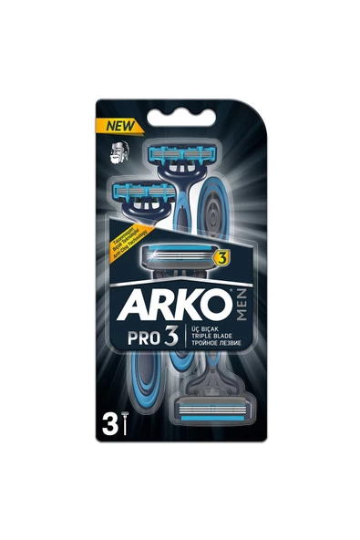 ARKO Men T3 Tıraş Bıçağı 3'lü ürün görseli 1
