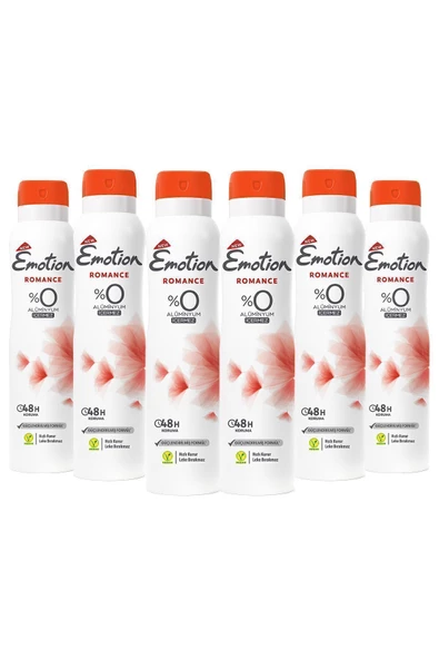 Emotion Romance Kadın Deodorant 6x150ml ürün görseli 1
