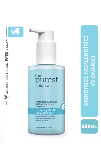 The Purest Solutions Kuru ve Karma Ciltler için Nemlendirici ve Bariyer Onarıcı Temizleme Jeli 200 ml ürün görseli 1