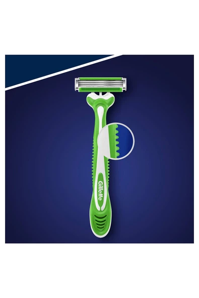 Gillette Blue3 Sensitive Kullan At Tıraş Bıçağı 6'Lı - Resim 8