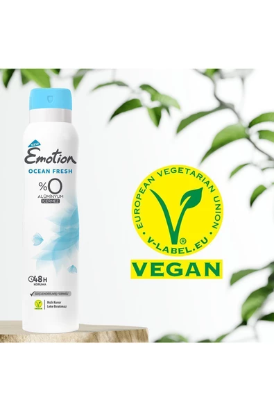 Emotion Ocean Fresh Kadın Deodorant 150ml - Resim 5