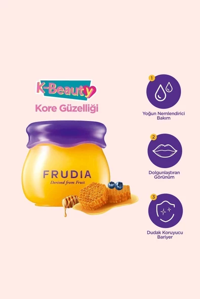 FRUDIA Blueberry Dudak Balmı Nemlendirici 10 gr ürün görseli 1