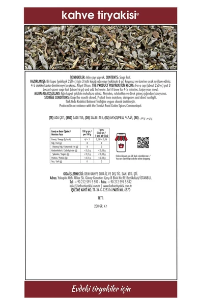 Ada Çayı 200 Gr - Resim 3