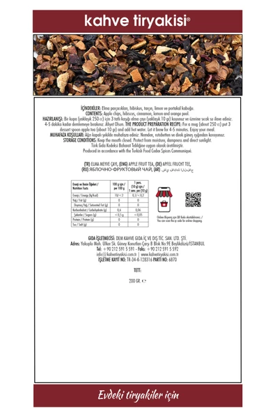 Elma Çayı 200 Gr - Resim 2