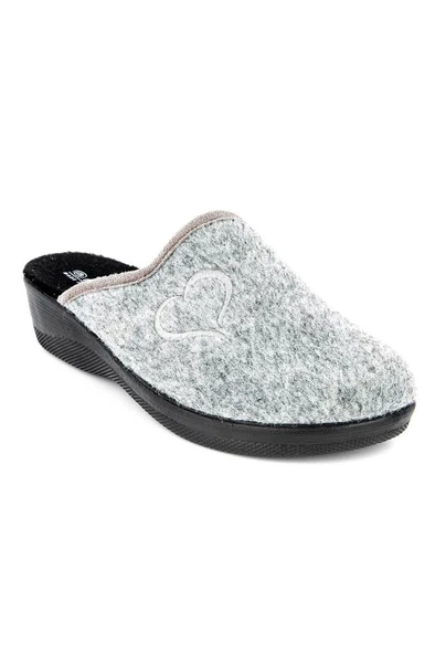 Muya Mochi 32922-087 Kadın Kışlık Ev Terliği Gri 36-40 ürün görseli 1