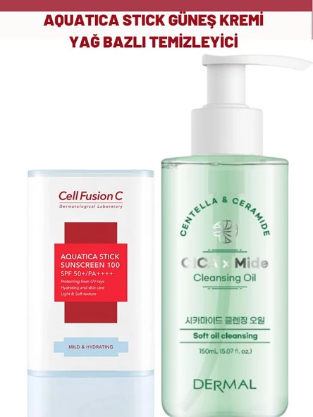 Cell Fusion C Aquatica Güneş Kremi ve Dermal Yağ Bazlı Temizleyici ürün görseli 1