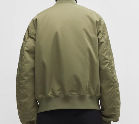 Mango Oversize bomber ceket - Resim 4