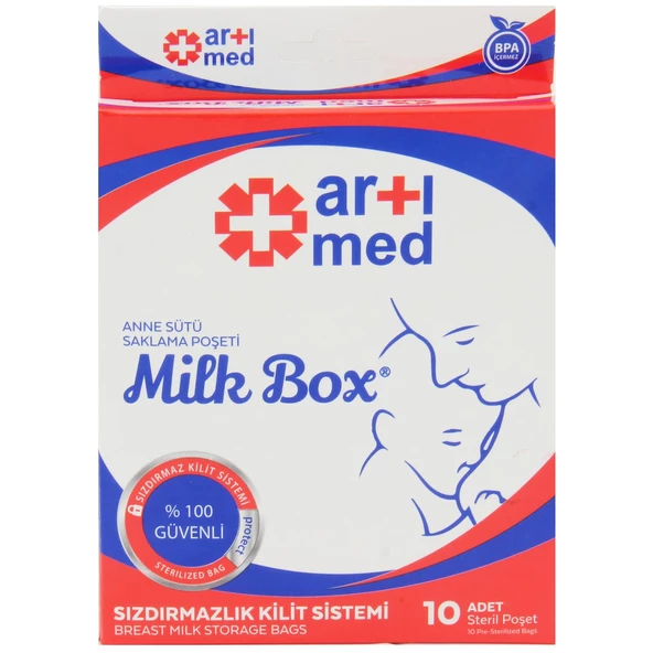 Artımed Anne Sütü Saklama Poşeti 10 lu ürün görseli 1