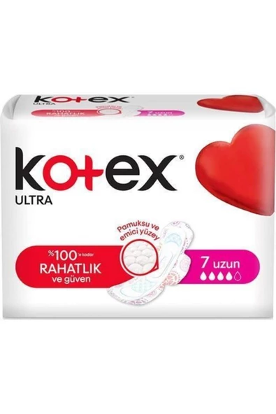 Ultra Hijyenik Kadın Pedi 7 Li Uzun ürün görseli 1