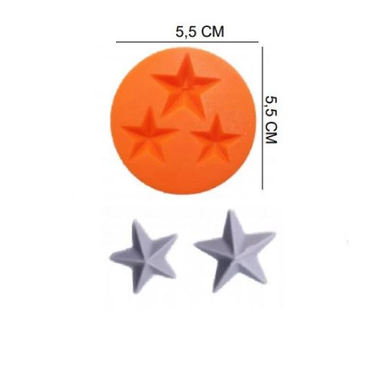 ŞEKER HAMUR KALIBI SİLİKON KRİSTAL YILDIZ 5,5*5,5 CM ürün görseli 1