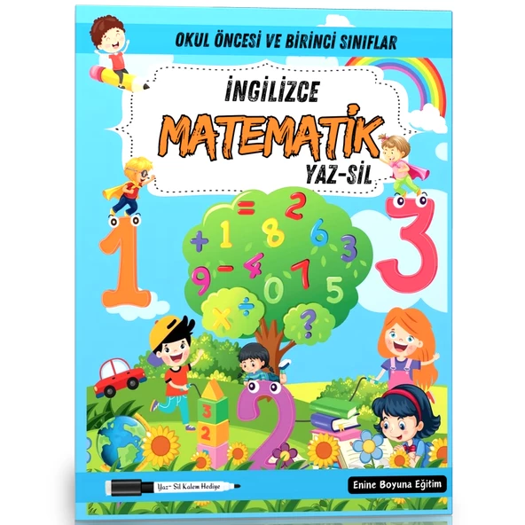 Okul Öncesi ve Birinci Sınıflar İngilizce Matematik YAZ-SİL ürün görseli 1