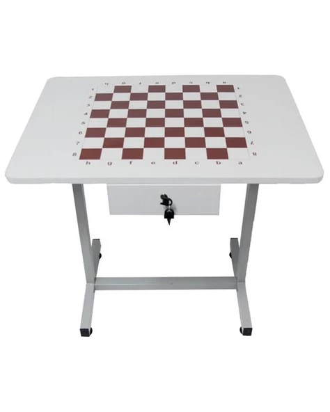 Panda Komple Metal Ayaklı Satranç Masası 60x80 cm PAN606 ürün görseli 1