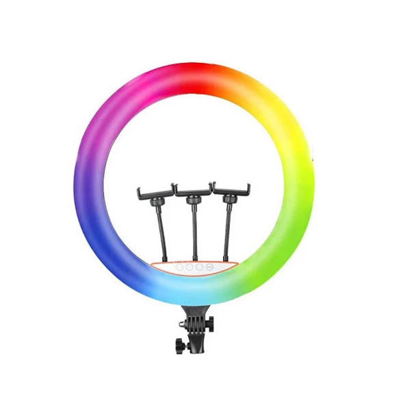 Zore RGB Light 45cm Işıklı Telefon Tutucu Ring Light ürün görseli 1