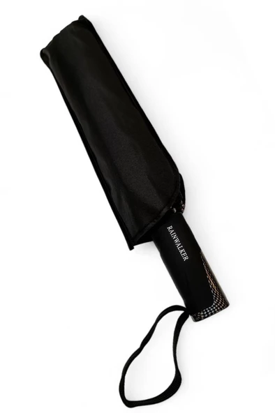 10 Telli Rainwalker Şemsiye 30 Cm Boy 100 Cm Çap Siyah Renk Full Otomatik ürün görseli 1