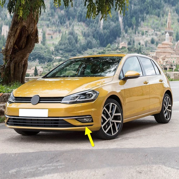 VW Golf 7.5 2018-2020 Ön Tampon Orta Izgara Sol Parçası 5G0853665L ürün görseli 1