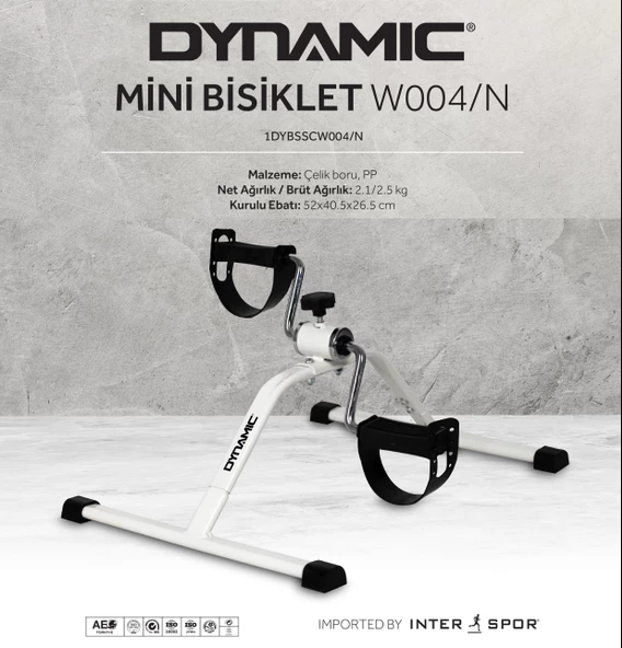 Dynamic Portatif Mini Kondisyon Bisikleti N4 - Resim 3