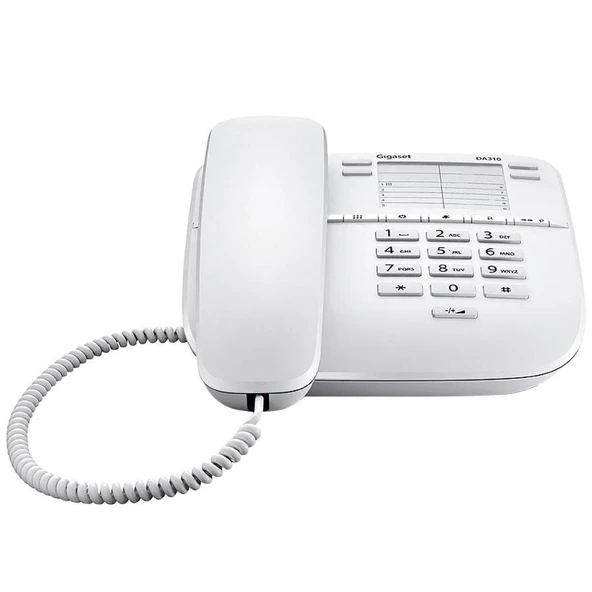 Gigaset DA310 Masaüstü Telefon BEYAZ - Resim 2