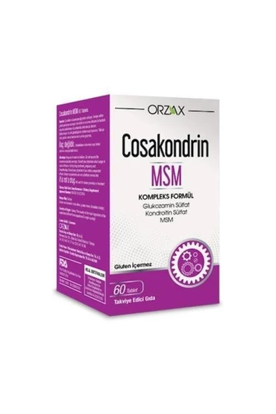 ORZAX COSAKONDRİN MSM 60 TABLET - Resim 2