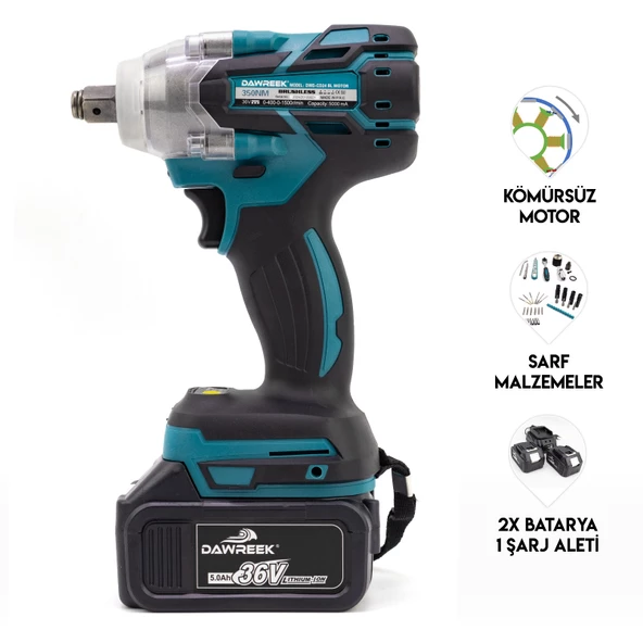 Dawreek 36V Mk350 Somun Sıkma Setli ürün görseli 1