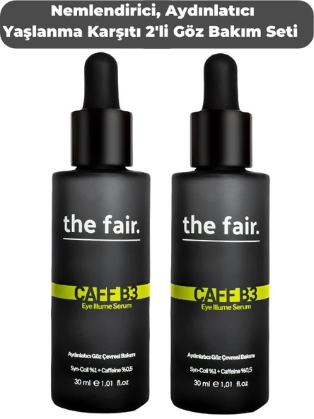 the fair. Nemlendirici, Aydınlatıcı Yaşlanma Karşıtı 2'li Göz Bakım Seti ürün görseli 1