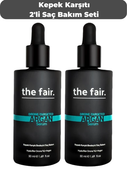 the fair. Kepek Karşıtı 2'li Saç Bakım Seti ürün görseli 1