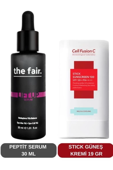 the fair. Peptit Serum Ve Stick Güneş Kremi Set ürün görseli 1