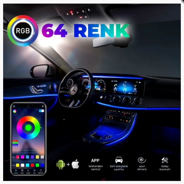 NAVİMEX NAV-AL 64RENK KAYARLI AMBİANS ürün görseli 1