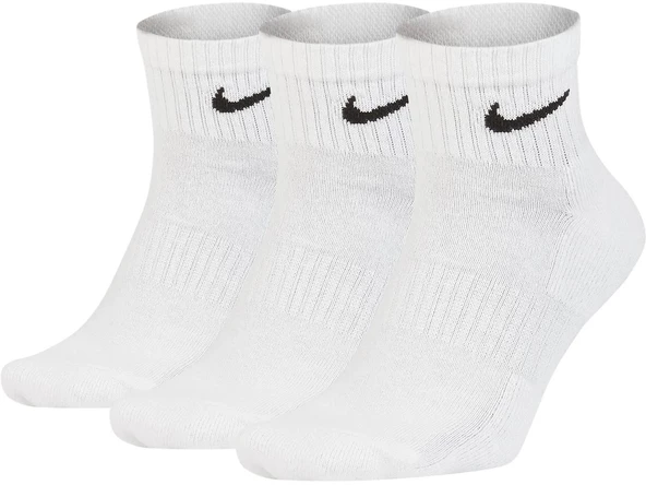 Nike Everyday Cushion Ankle Erkek Beyaz Günlük Çorap SX7667-100 MEDIUM ürün görseli 1