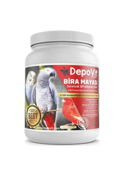 Depovit Bira Mayası Egzotik Kuşlara Özel ( Papağan -Muhabbet Kuşu - Kanarya Vb.) ürün görseli 1