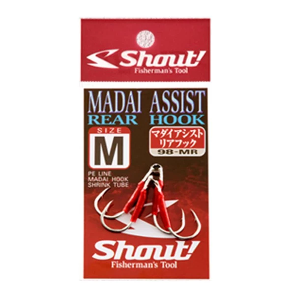 Shout Madai Assist Rear Hook Serisi Olta İğnesi S Size ürün görseli 1