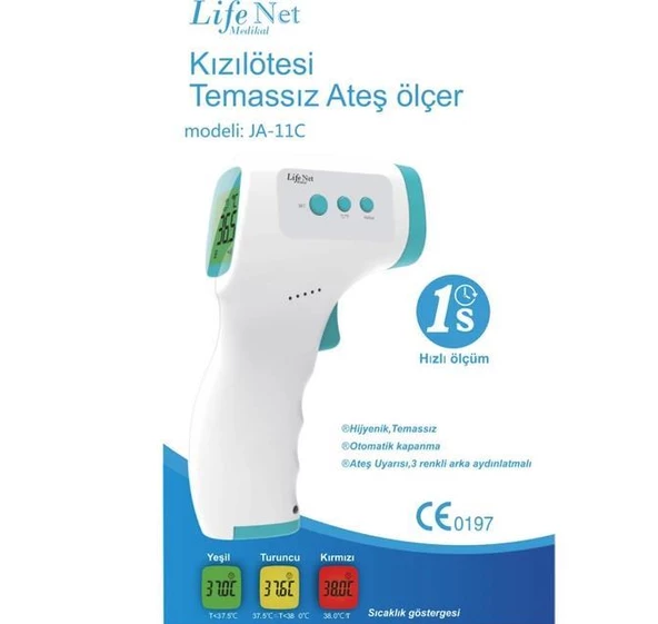 Life Net JA-11C Temassız Ateş Ölçer ürün görseli 1