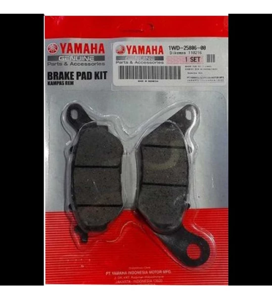 Yamaha Yzf R25-Mt25 Arka Fren Balatası Orjinal ürün görseli 1