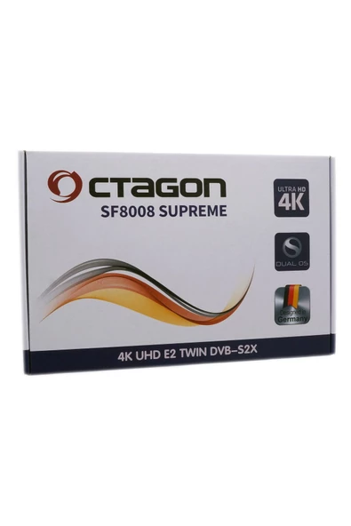SF8008 SUPREME 4K UHD E2 DVB-S2X TWIN - Resim 5