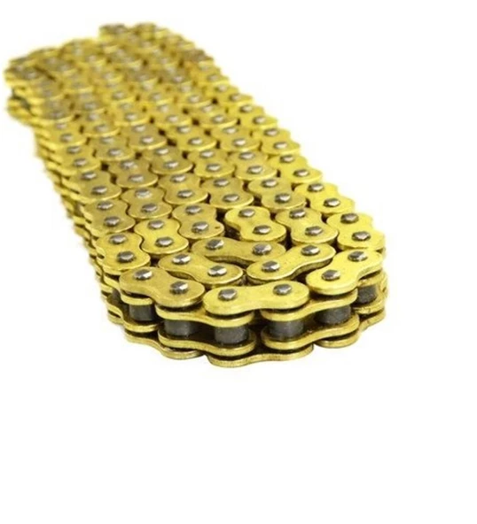 Honda Cbf150,Cb125E,Cb125F,Cbr125 R Uyumlu Teker Zinciri 428 /128 Bakla Oringli Gold Zincir Supermoto ürün görseli 1